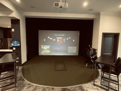 Home Movie Screen and Projector