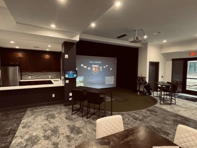 Kitchen Movie Room