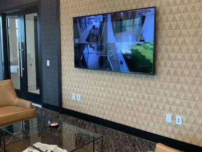 Novo Sales Office Security TV