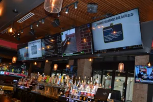 District Tap with Video Wall and Smart AV and Security Cameras