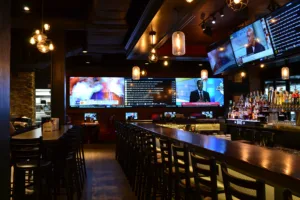 District Tap with Video Wall and Smart AV and Security Cameras