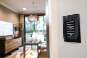Control4 Lighting Switch in a luxury home
