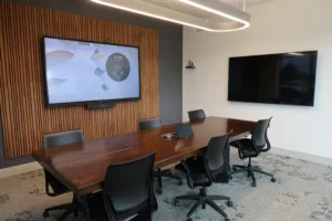 Commercial Conference room with Yealink Products in the Millennium Sounds in the Westfield Showroom