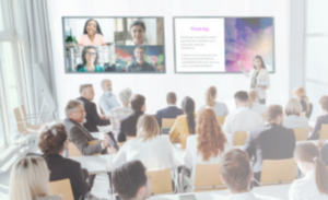 Commercial Conference room with Yealink Products