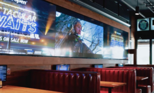 Commercial Audio and Visual Bar with Video Wall's