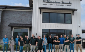 Millennium Sounds Westfield Showroom with the Millennium Sounds Westfield Team