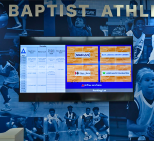 First Baptist Athletics Audio and Visual Screen Installation