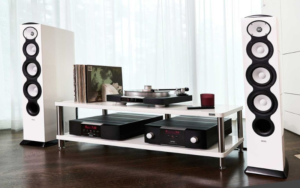 High end residential home with revel speakers