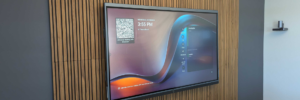 Yealink Teams Meeting Board in the Millennium Sounds Westfield Showroom
