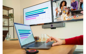 Commercial Office setting with Barco Products