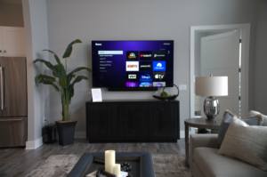 Luxury residential smart home with high end audio visual
